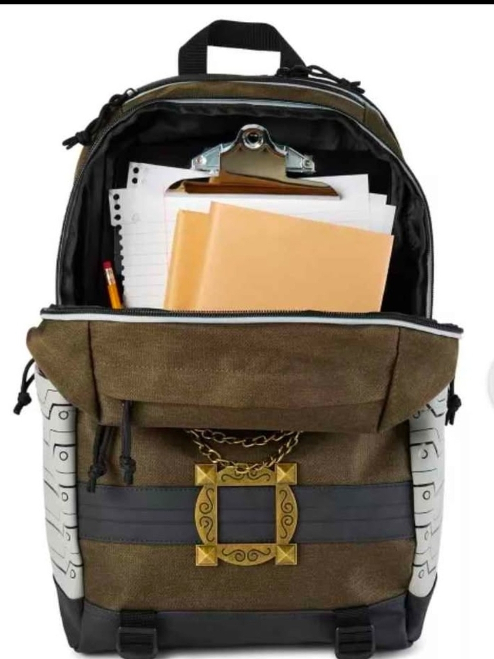 Marvel Bioworld Doctor Doom Cosplay Backpack With Gold Chain Accents. NWT - Picture 5 of 12